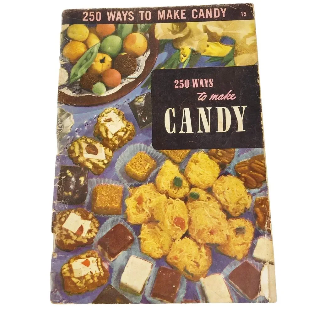 1950 Culinary Arts Inst. 250 Ways to Make Candy/Sandwiches & Pillsbury Cookbooks